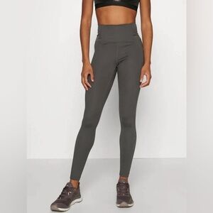 Girlfriend Collective Women's Gray High Rise Leggings Size Small